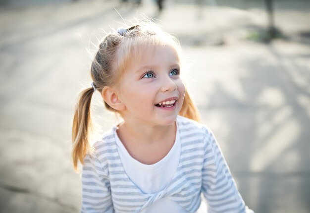 Portrait of a beautiful liitle girl