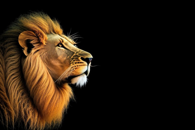 Lion Black Background Images - Free Download on Freepik