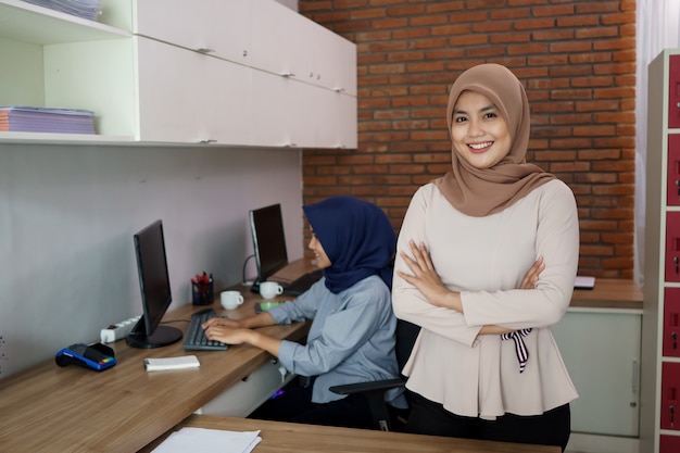 Portrait of beautiful Muslim women