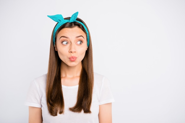 Portrait of beautiful stylish woman