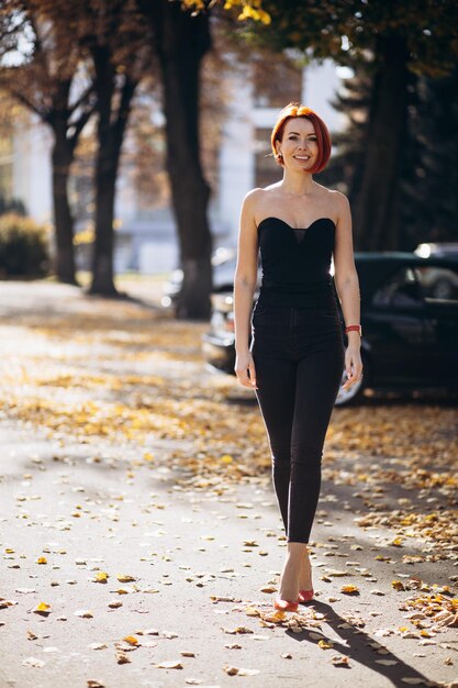 Portrait of beautiful woman smiling