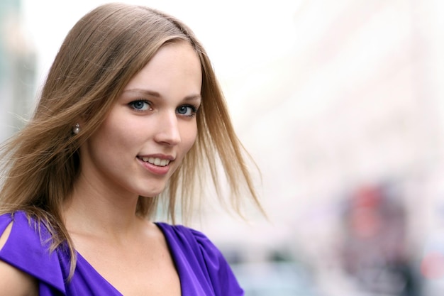 Photo portrait of beautiful woman