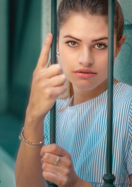 Photo portrait of a beautiful woman