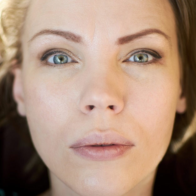 Photo portrait of a beautiful woman