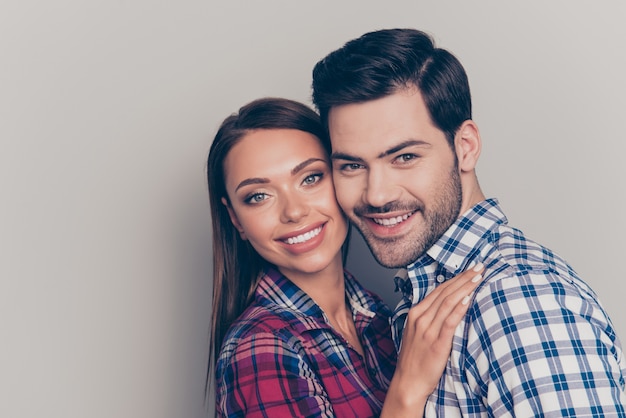 Portrait of beautiful young couple