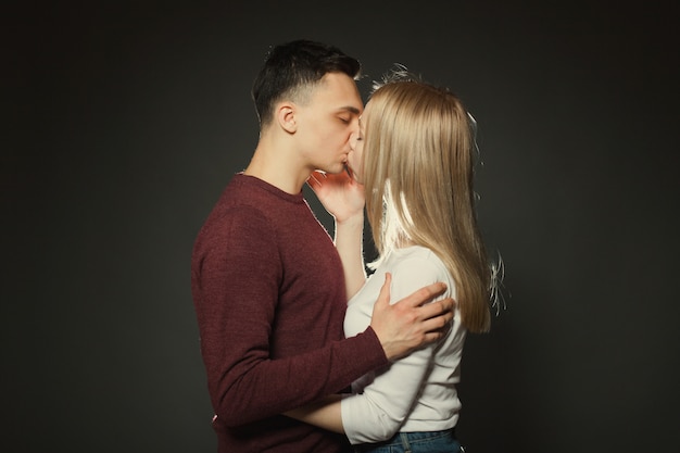 Portrait of a beautiful young couple.