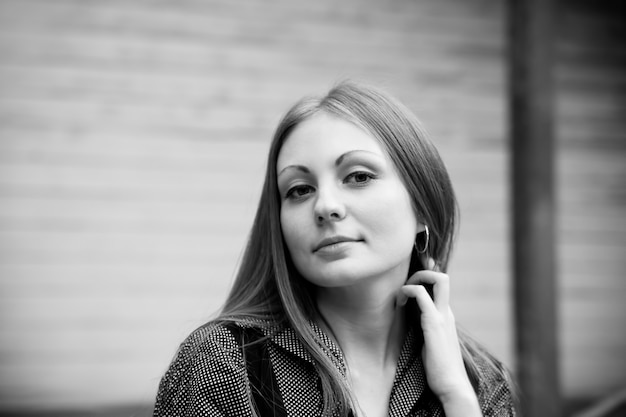 Portrait beautiful young girl