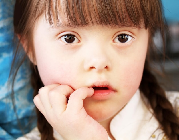 Portrait of beautiful young girl