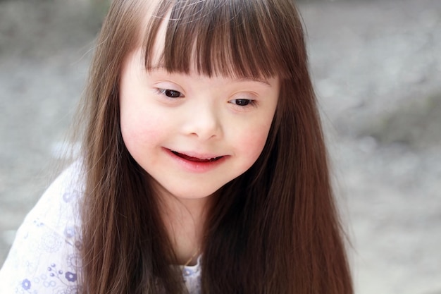 Portrait of beautiful young girl