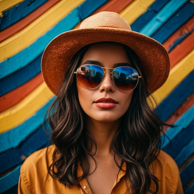 Portrait of a beautiful young girl