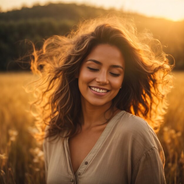 Portrait of a beautiful young girl