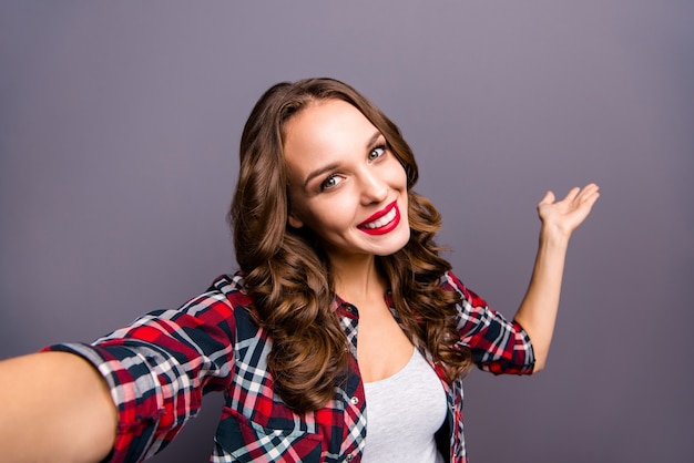 Portrait of a beautiful young lady