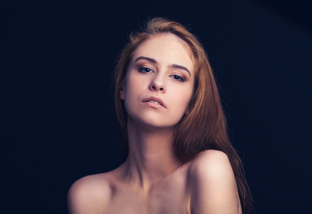 portrait of a beautiful young woman