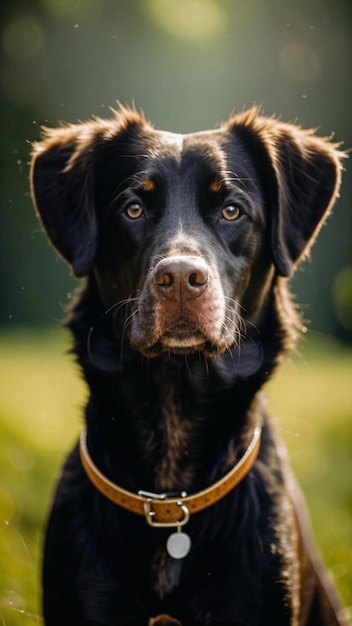 portrait of an big dog