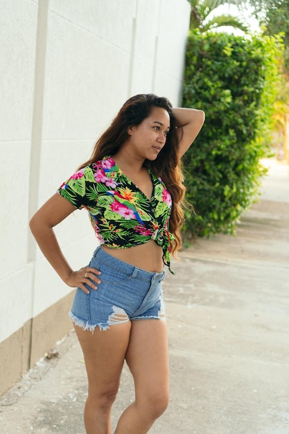 Portrait of a Black woman on the street