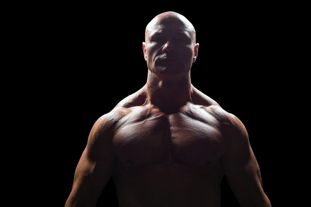 Portrait of bodybuilder