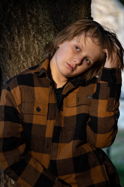 Photo portrait of boy     person