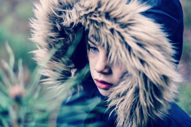 Photo portrait of boy