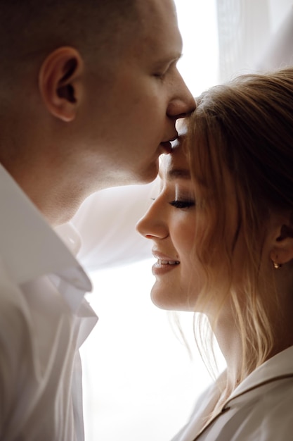 portrait of bride and groom