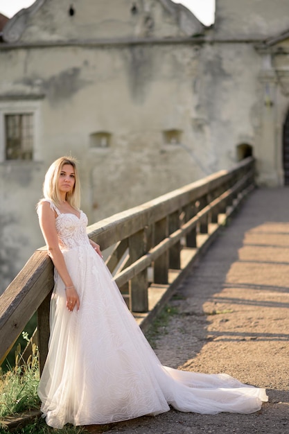 Portrait of a bride on her wedding day