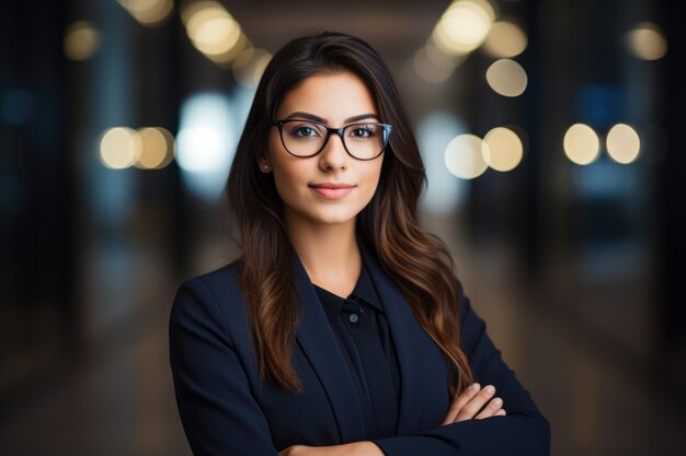 Portrait of a Brilliant and Determined Young Businesswoman Embracing Success in the Stock Market