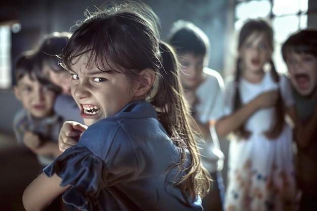Photo a portrait of bullying