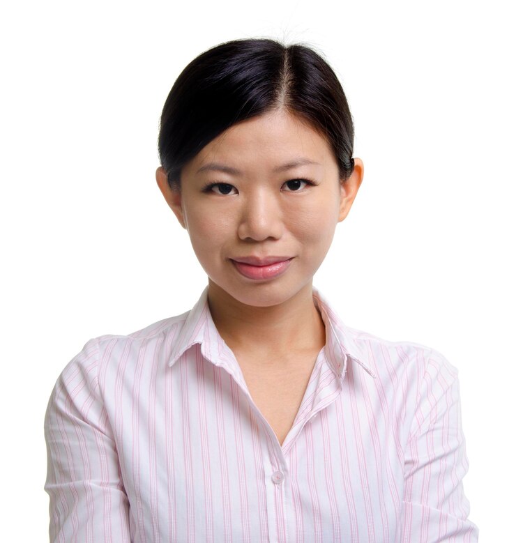 Photo 색 배경 에 있는 사업가 의 초상화