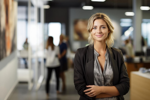 Photo portrait of a businesswoman