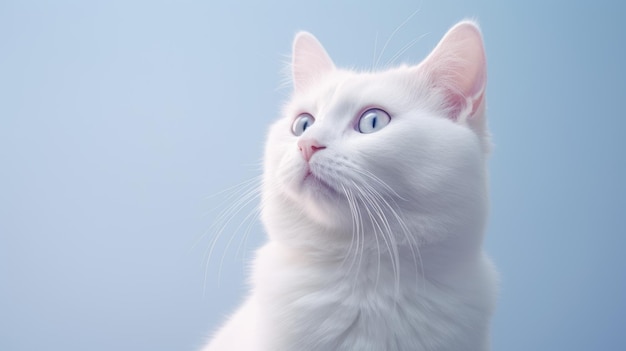 portrait of a cat pet photography ai