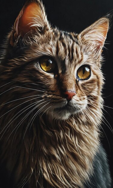 Portrait of a cat