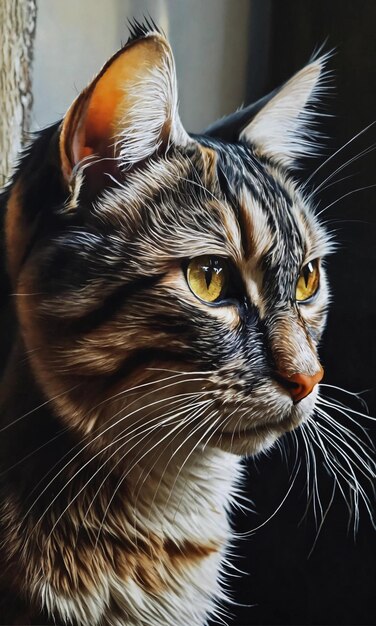 Portrait of a cat