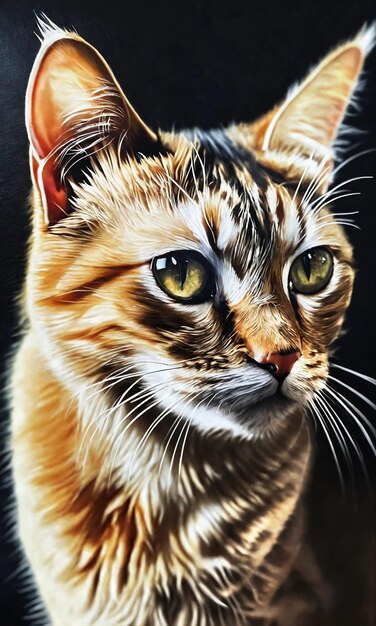 Portrait of a cat