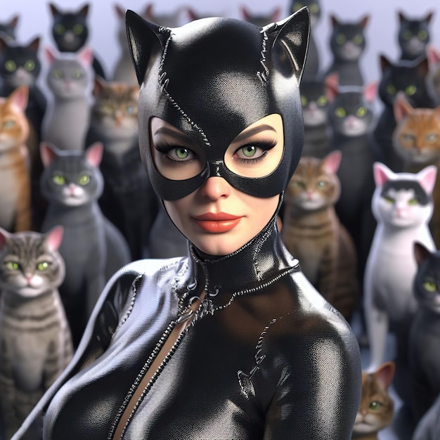 Portrait of Catwoman