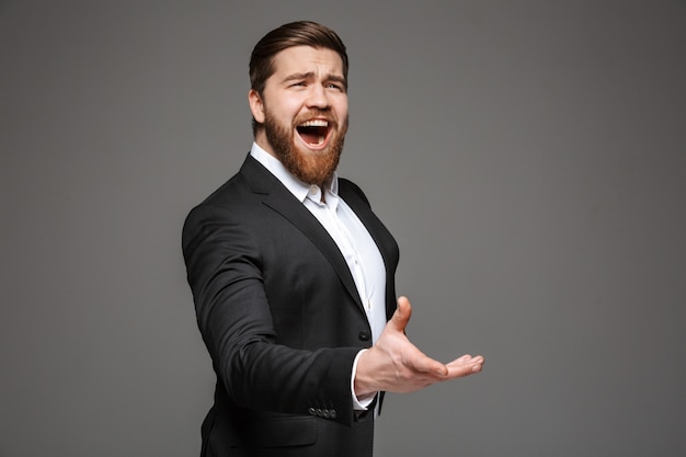 Portrait of a charming young businessman