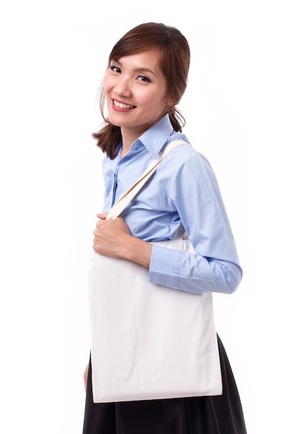 Portrait of cheerful Asian girl