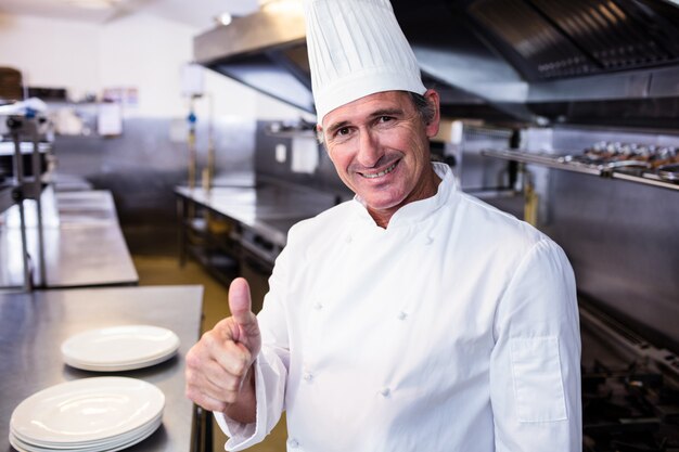 Portrait of chef in the kitchen