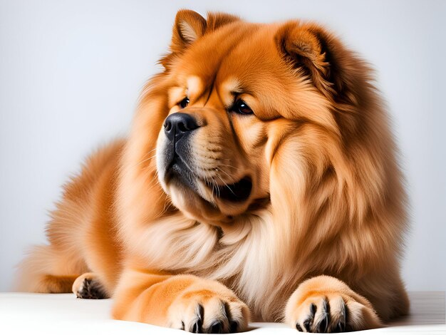 Photo portrait of the chow chow dog