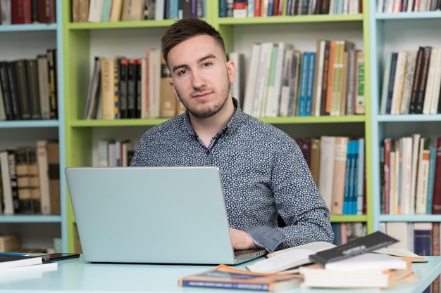 Portrait of a College Student at Campus