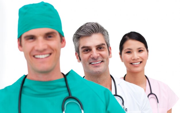 Portrait of a confident medical team