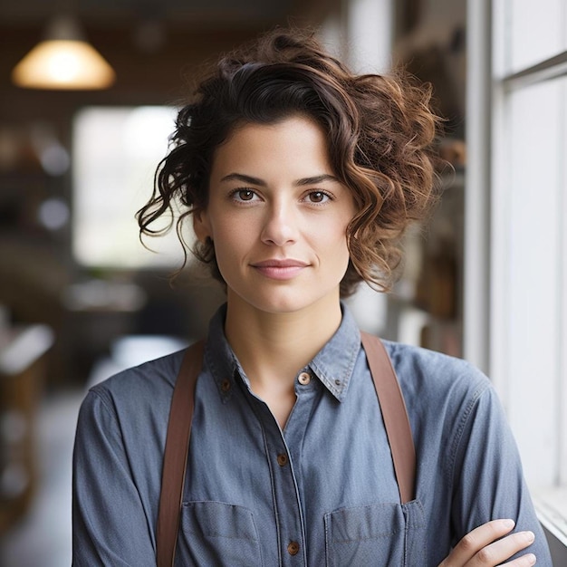 portrait of confident woman standing