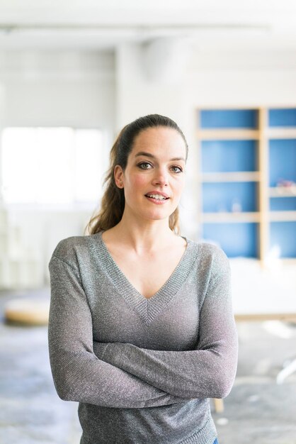 Portrait of confident woman