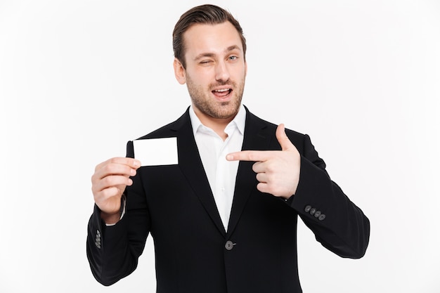 Photo portrait of a confident young businessman