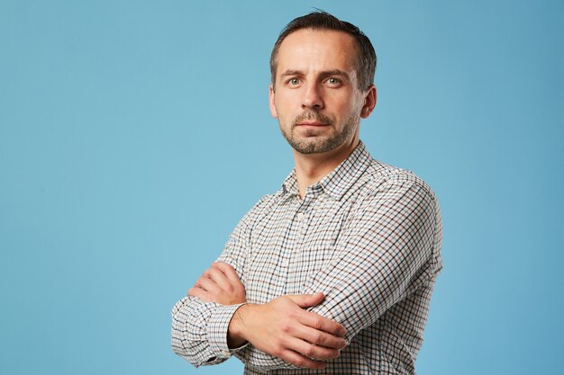 portrait of confident young man
