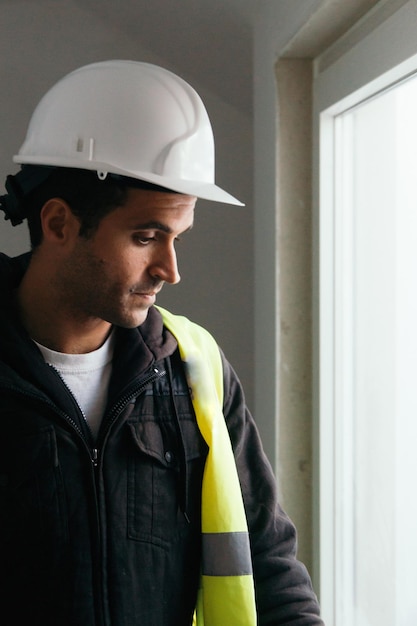 portrait of a construction worker