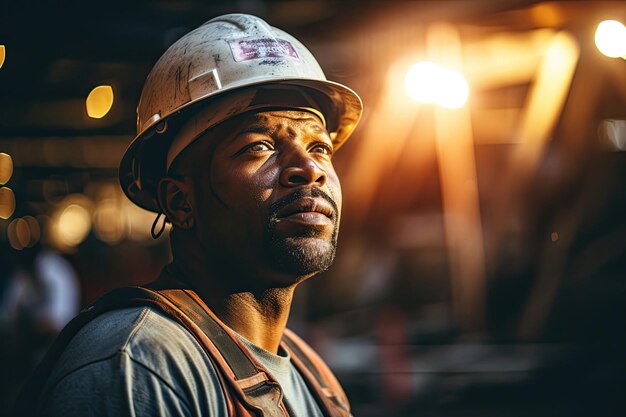 portrait of a construction worker