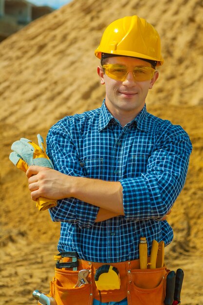 Portrait of contractor