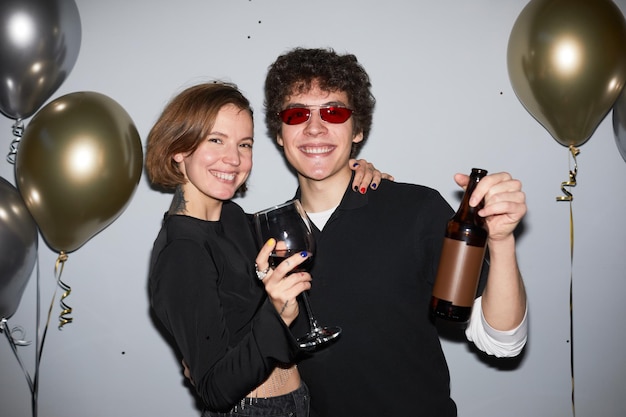 Portrait of Couple at Party