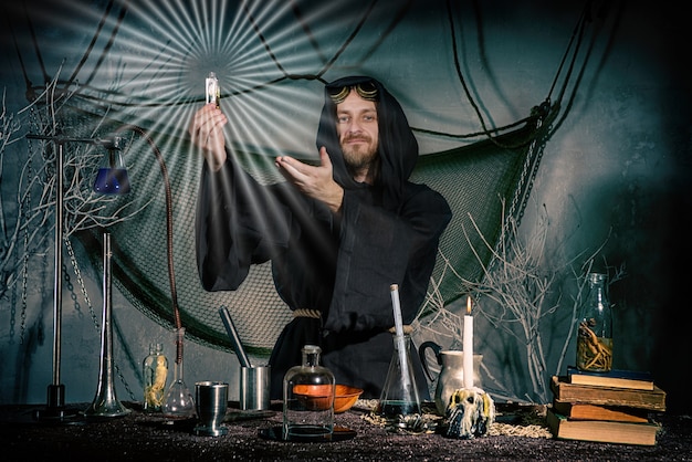 portrait of a crazy alchemist's.