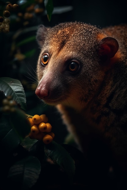 Portrait of Cuscus Dramatic and Cinematic Lighting Photography Generative AI