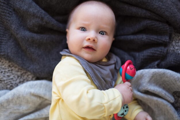 Foto ritratto di un bambino carino